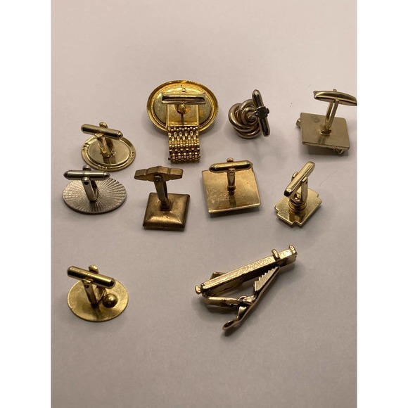Vintage Mismatch Cuff Link Lot - Picture 6 of 6